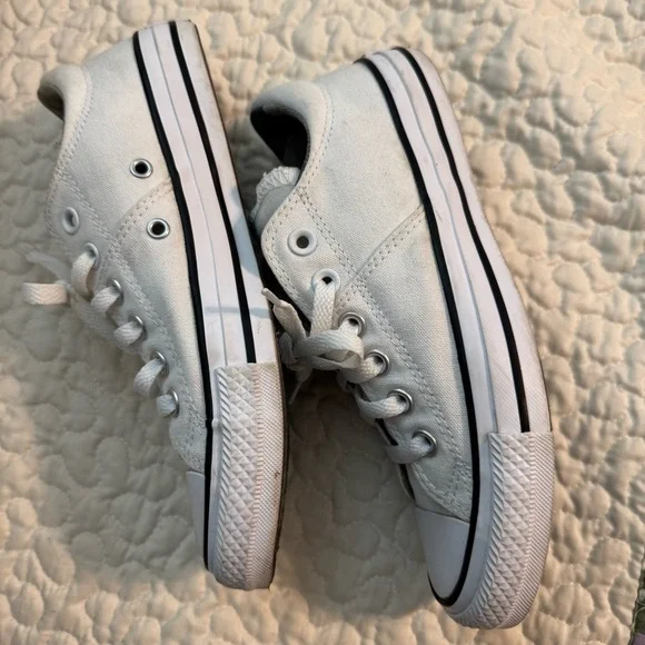 Converse All Star White Canvas Sneakers - Picture 5 of 8